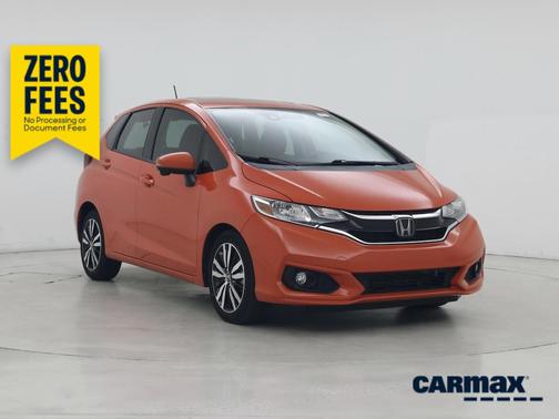 Orange 2018 Honda Fit EX-L
