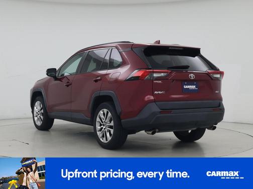Red 2021 Toyota RAV4 XLE Premium