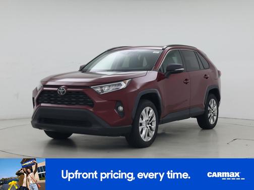 Red 2021 Toyota RAV4 XLE Premium