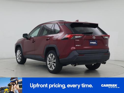 Red 2021 Toyota RAV4 XLE Premium