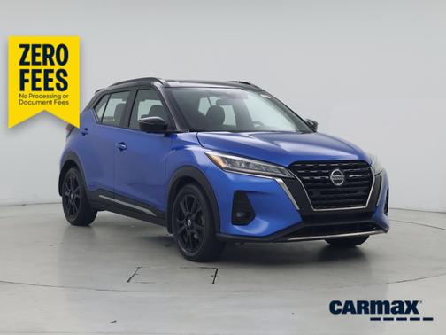 Blue 2021 Nissan Kicks SR