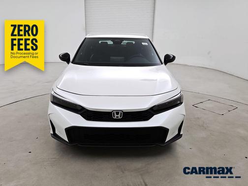 White 2025 Honda Civic Sport
