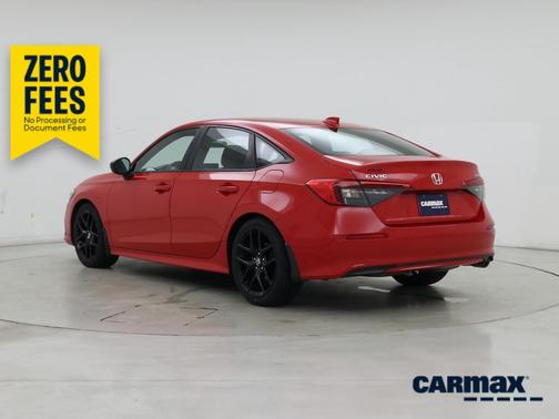 Red 2022 Honda Civic Sport