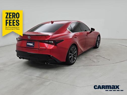 Red 2023 Lexus IS 350 F-Sport