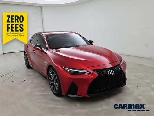 Red 2023 Lexus IS 350 F-Sport