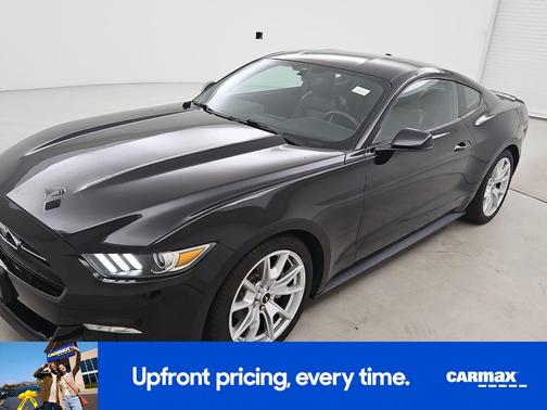 Black 2015 Ford Mustang Ecoboost Premium