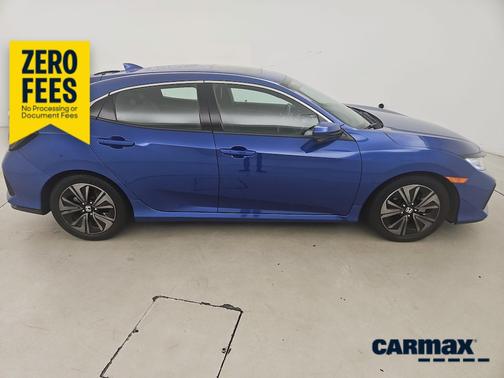 Blue 2018 Honda Civic EX-L