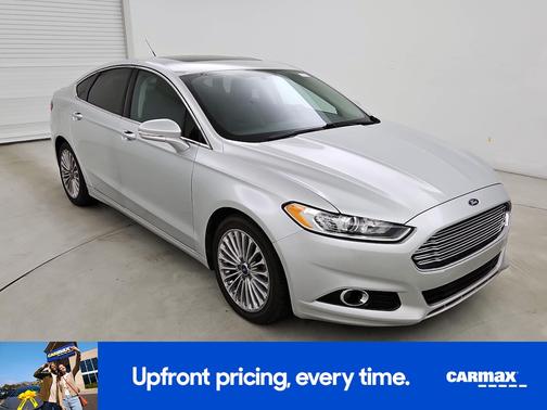 Silver 2015 Ford Fusion Titanium