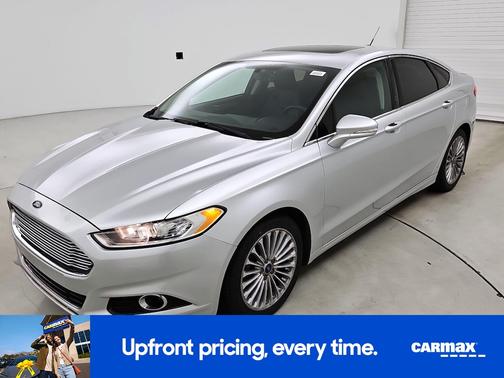 Silver 2015 Ford Fusion Titanium