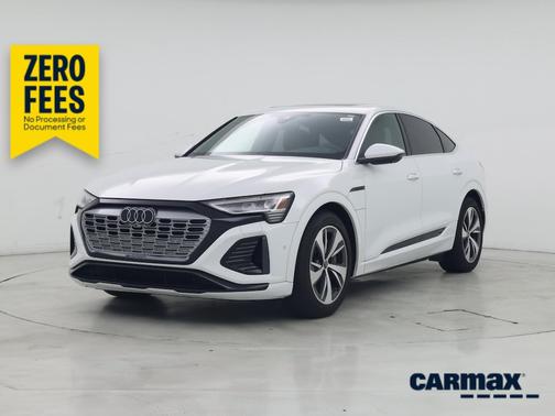 White 2024 Audi Q8 e-tron Sportback S-Line Premium Plus