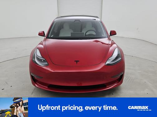 Red 2023 Tesla Model 3 Long Range