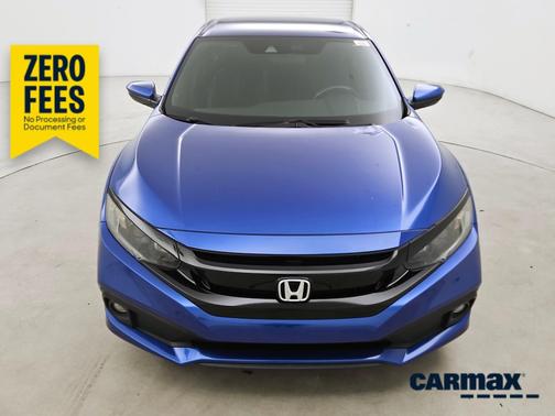 Blue 2021 Honda Civic Sport