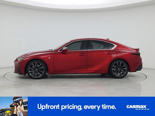 Red 2023 Lexus IS 350 F-Sport