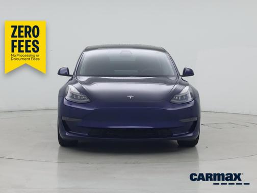 Blue 2022 Tesla Model 3