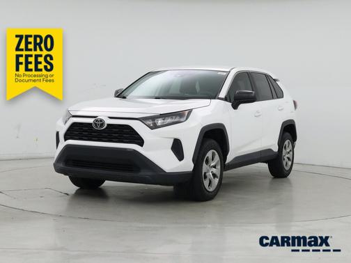 White 2022 Toyota RAV4 LE