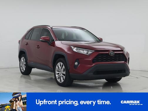 Red 2021 Toyota RAV4 XLE Premium
