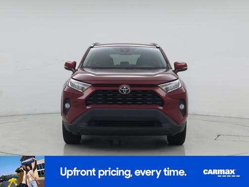 Red 2021 Toyota RAV4 XLE Premium