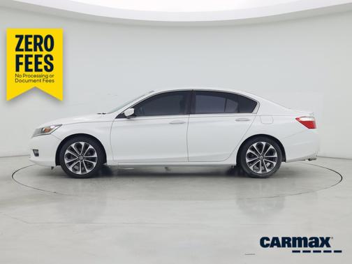 White 2015 Honda Accord Sport