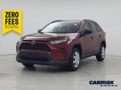 Red 2020 Toyota RAV4 LE