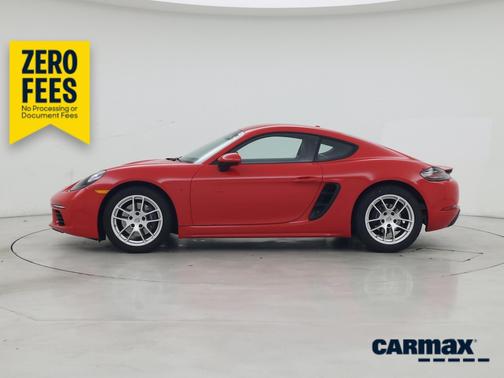 Red 2022 Porsche 718 Cayman