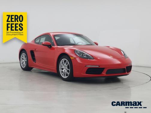 Red 2022 Porsche 718 Cayman