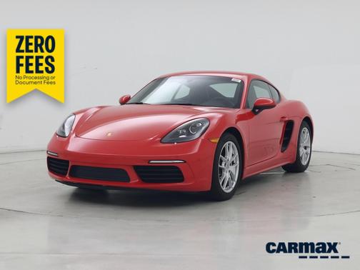 Red 2022 Porsche 718 Cayman