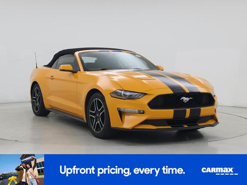 Orange 2018 Ford Mustang Ecoboost Premium