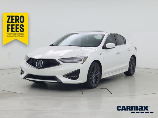 White 2019 Acura ILX Premium A-Spec