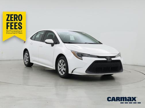 White 2021 Toyota Corolla LE