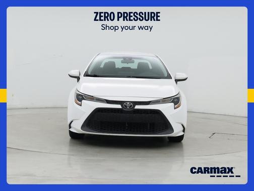 White 2021 Toyota Corolla LE