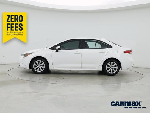 White 2021 Toyota Corolla LE