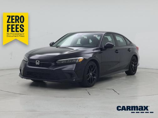 Black 2022 Honda Civic Sport