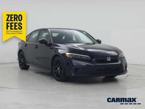 Black 2022 Honda Civic Sport