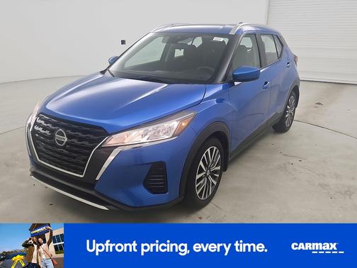 Blue 2021 Nissan Kicks SV