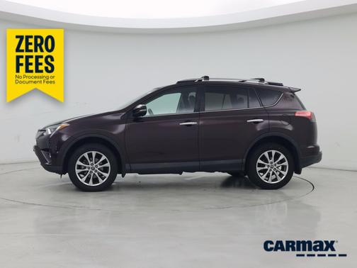 Burgundy 2018 Toyota RAV4 Limited