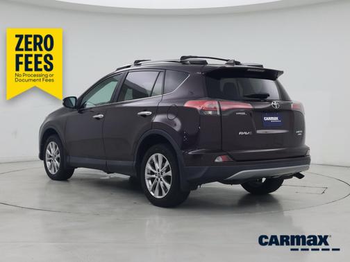 Burgundy 2018 Toyota RAV4 Limited