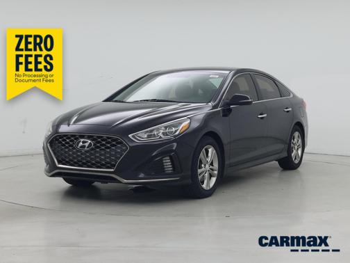 Black 2019 Hyundai SONATA SEL