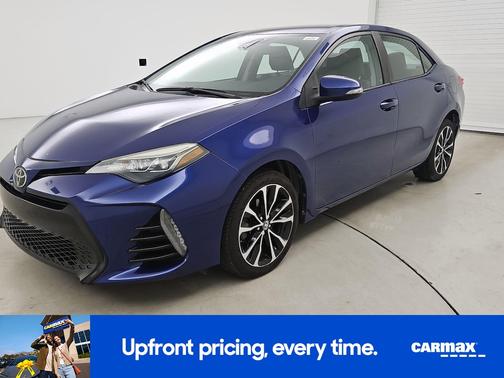 Blue 2017 Toyota Corolla SE
