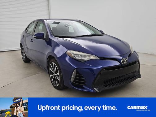 Blue 2017 Toyota Corolla SE