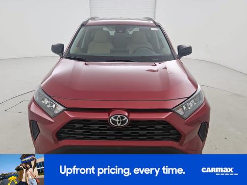 Red 2019 Toyota RAV4 LE