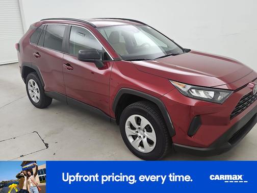 Red 2019 Toyota RAV4 LE