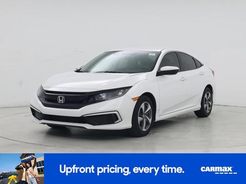 White 2020 Honda Civic LX