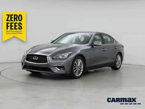 Gray 2019 INFINITI Q50 Luxe
