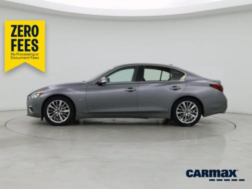 Gray 2019 INFINITI Q50 Luxe