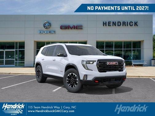 Glacier White 2027 GMC Acadia AT4