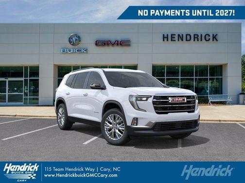 Summit White 2026 GMC Acadia Elevation