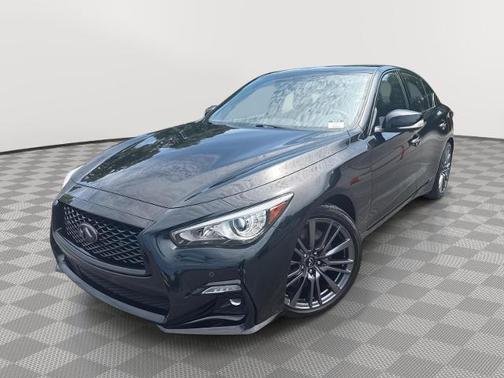 Black Opal Metallic 2023 INFINITI Q50 RED SPORT 400