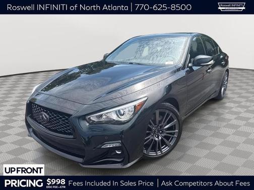 Black Opal Metallic 2023 INFINITI Q50 RED SPORT 400