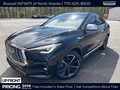 Black Obsidian 2025 INFINITI QX55 ESSENTIAL