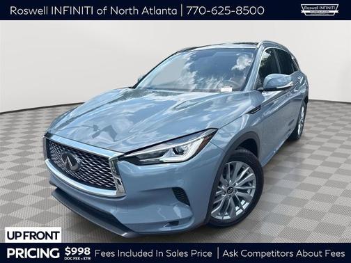 Slate Gray 2025 INFINITI QX50 LUXE